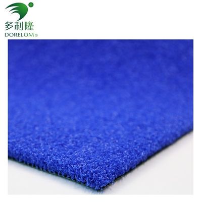 Density PE Blue Color Outdoor Artificial Turf untuk Lapangan Tenis Padel Grass di Murah
