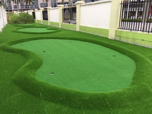 DORELOM 15mm Artificial Putting Green Turf Grass for Golf 4 * 25m Luas Tumpukan Semua Cuaca