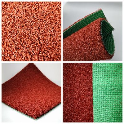 3/16 &quot;Gauge Karpet Luar Ruang untuk Lantai Bola Basket Olahraga dan Hockey Artificial Grass