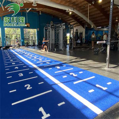 Tingkatkan Latihan Anda dengan Dorelom Green Artificial Grass Gym Floor Mat dan Sled Track