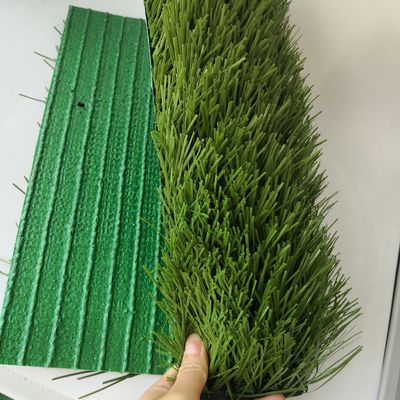 Monofilament PE Outdoor Football Field Grass dengan kepadatan tinggi dengan tingkat jahitan 16/10cm