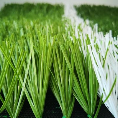 Monofilament PE Outdoor Football Field Grass dengan kepadatan tinggi dengan tingkat jahitan 16/10cm