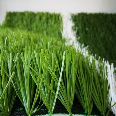 Monofilament PE Outdoor Football Field Grass dengan kepadatan tinggi dengan tingkat jahitan 16/10cm