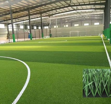 16.5 Tingkat jahitan Lapangan sepak bola mini rumput buatan untuk lantai olahraga outdoor gym