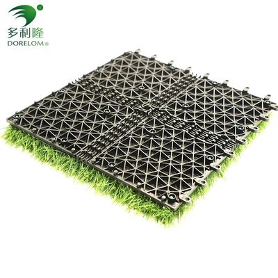 Double PP NET PU Backing Artificial Turf Tile for Eco-Friendly and Durable Landscape