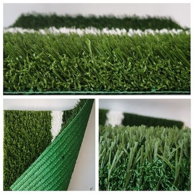 Yellow Green Red Artificial Turf Grass Tile untuk Taman Sepak Bola dan Lantai Olahraga