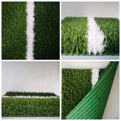 Yellow Green Red Artificial Turf Grass Tile untuk Taman Sepak Bola dan Lantai Olahraga