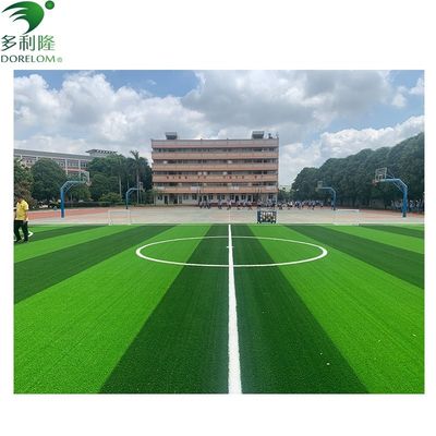 2.2-2.5kg PE Monofilament Artificial Grass untuk Lapangan Sepak Bola awet dan tahan lama