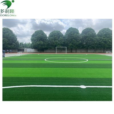 2.2-2.5kg PE Monofilament Artificial Grass untuk Lapangan Sepak Bola awet dan tahan lama