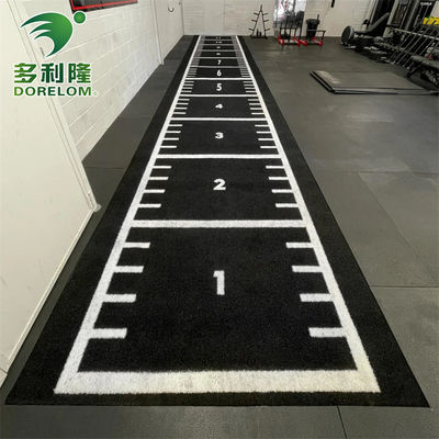Taman olahraga gym lantai Mat dengan logo Dorelom disesuaikan Sled Track Artificial Grass