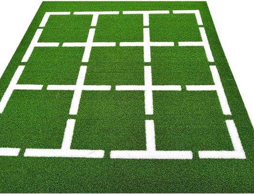 CE ISO9001 ISO14001 Sertifikasi Dorelom Latihan Athletic Grass Mat untuk lantai kebugaran