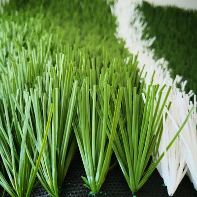 20 jahitan/m Tingkat jahitan 55mm rumput buatan untuk lapangan sepak bola rumput sintetis