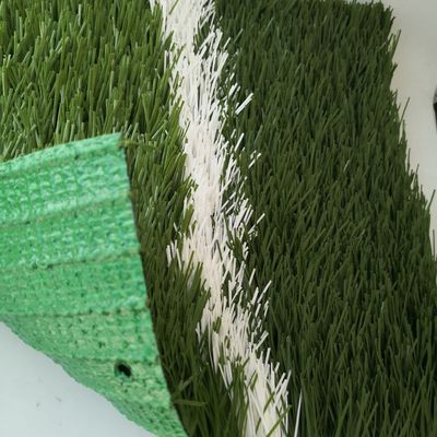20 jahitan/m Tingkat jahitan 55mm rumput buatan untuk lapangan sepak bola rumput sintetis
