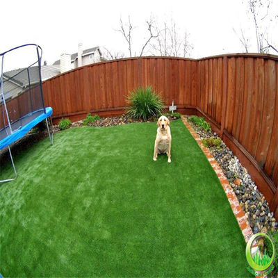 Lantai Taman Olahraga Artificial Synthetic Lawn Landscape Grass Carpet Roll 40mm Hitam Hijau Warna
