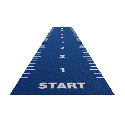 15 mm Pile Height Gym Sled Flooring dengan Sports Artificial Grass dan Logo Disesuaikan