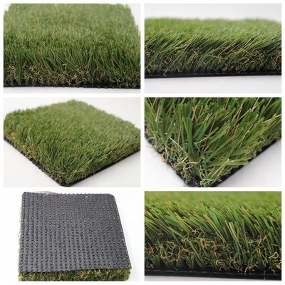 Perlindungan UV Densitas Tinggi Rumput Buatan Karpet Hijau Perumahan dengan Penuh 6mm