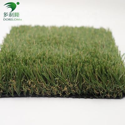 Perlindungan UV Densitas Tinggi Rumput Buatan Karpet Hijau Perumahan dengan Penuh 6mm