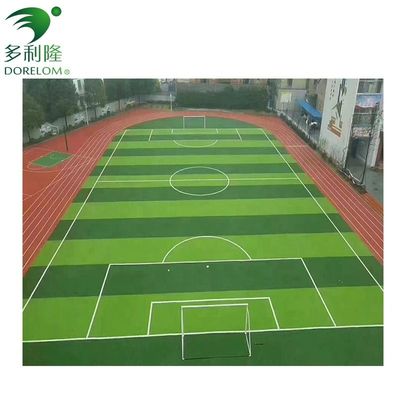 MSDS Diuji Lapangan Sepak Bola Grass Professional Grade Outdoor Artificial Grass untuk Sepak Bola
