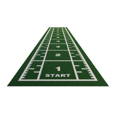 Pelatihan Olahraga PE Isi Karpet buatan sintetis hijau Grass Grass Mat untuk taman