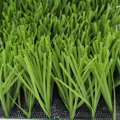 Lapangan Sepak Bola W Bentuk Bi-Color UV Resistant PE Monofilament Artificial Grass