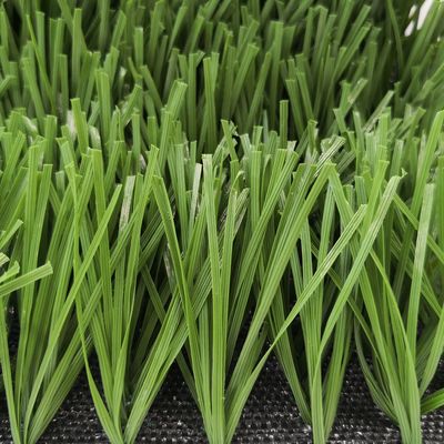 Lapangan Sepak Bola W Bentuk Bi-Color UV Resistant PE Monofilament Artificial Grass