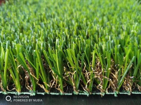Benang Rumput Sintetis Hijau Dorelom 35mm untuk Rumah Modern Taman Lansekap Rumput Buatan