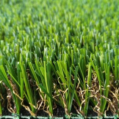 SPU Lapisan Rumput buatan alami hijau lembut untuk taman luar latar belakang lanskap
