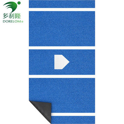 Baseball Batting Mat Non-Slip Indoor/Outdoor Portable Softball Hitting Mat dengan Home Plate