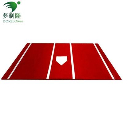 PE Monofilament PP Curly Fiber Batting Mat Peraturan Ukuran rumput untuk Indoor Outdoor