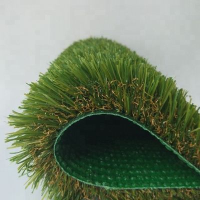Natural Looking Artificial Grass untuk Taman Latar Belakang dan Hewan Peliharaan 2m/4m*25m 3/8inch Guage