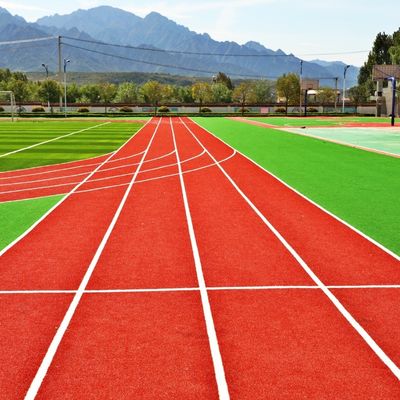 Gym Baseball Rumput sintetis Lantai olahraga Rumput dengan kepadatan 42500 jahitan/m2 Densitas