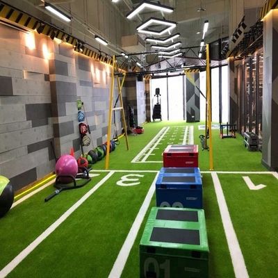 Gauge 3/16 inci 15-35mm Green Artificial Turf Marking untuk lantai gym Karpet plastik