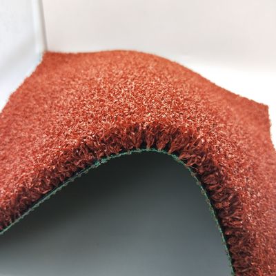 10mm-15mm Tinggi Gambut buatan merah untuk Badminton Jalan lari dan Track Sport Badminton
