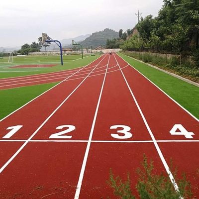 10mm-15mm Tinggi Gambut buatan merah untuk Badminton Jalan lari dan Track Sport Badminton