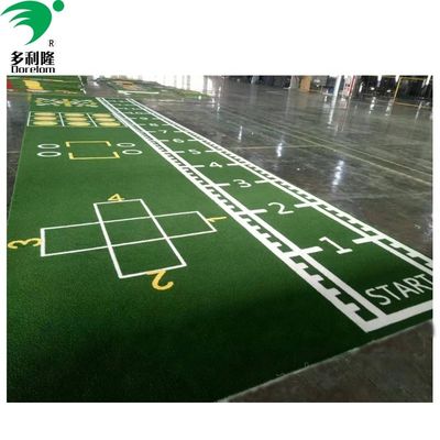 4m*25m Biru Hijau Hitam Merah Karat Gym lantai rumput buatan untuk Sled Barbell