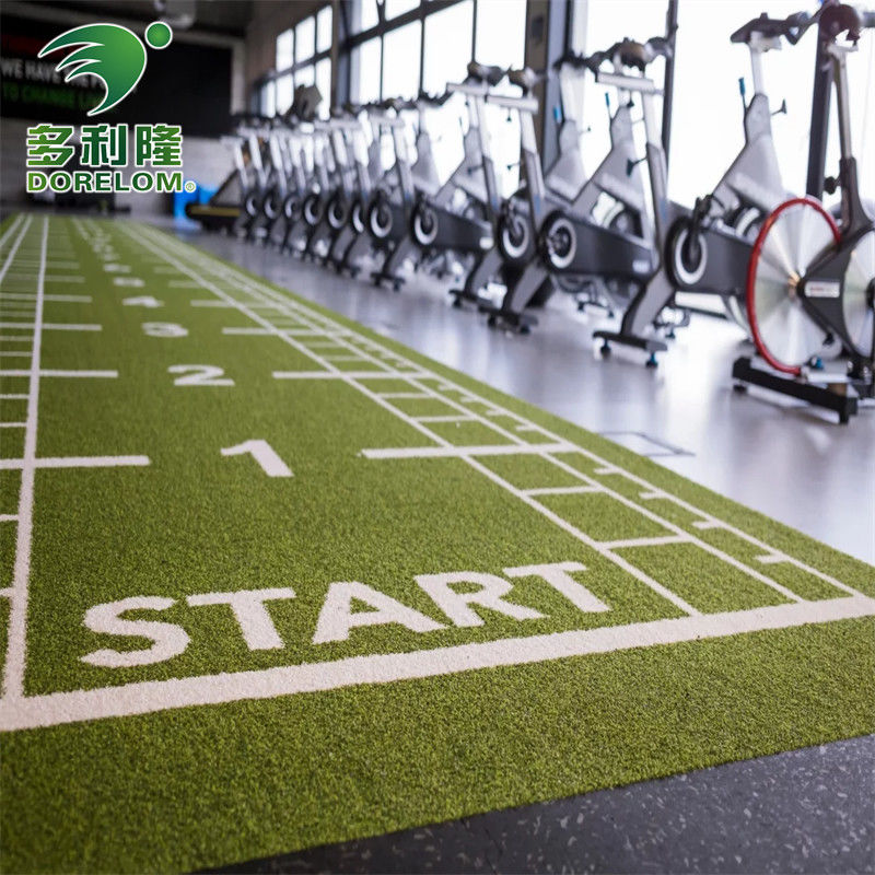 Tingkatkan Latihan Anda dengan Dorelom Green Artificial Grass Gym Floor Mat dan Sled Track