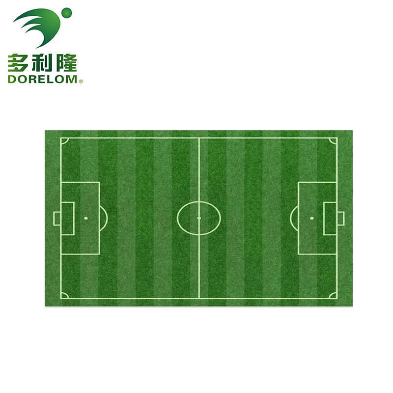 Monofilament PE Outdoor Football Field Grass dengan kepadatan tinggi dengan tingkat jahitan 16/10cm