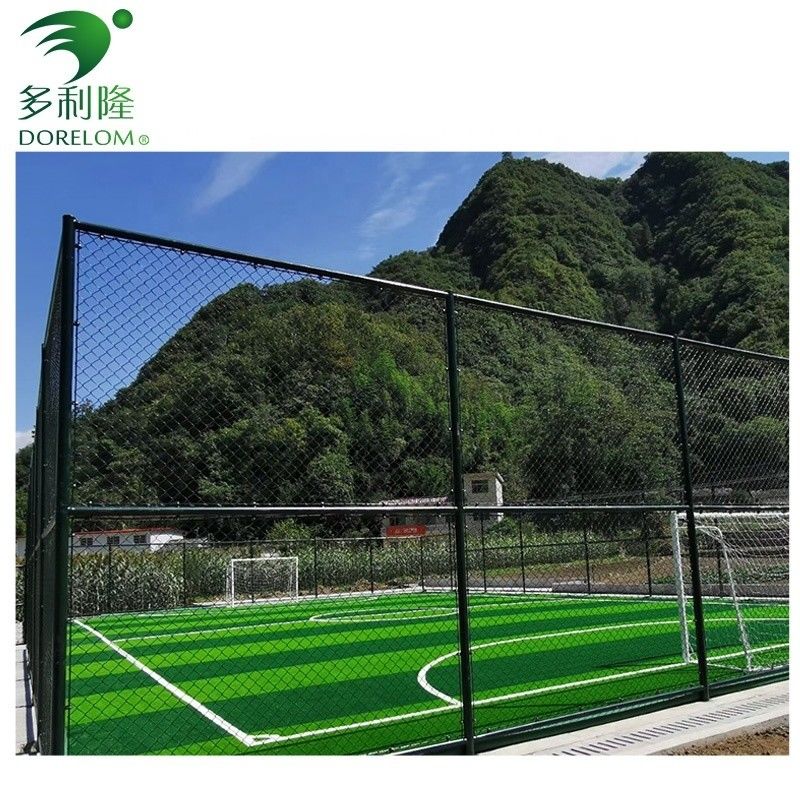 3/8 Inch Gauge 8- Artificial Turf untuk Sepak Bola / Lapangan Sepak Bola ramah lingkungan Wearability