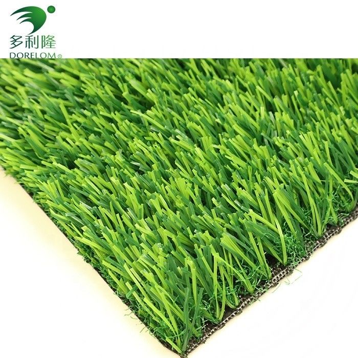 Karpet golf sintetis palsu panjang dengan kepadatan tinggi dan serat keriting PP monofilament PE